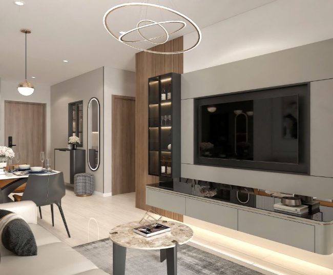 thiet ke can ho Bcons New SKy